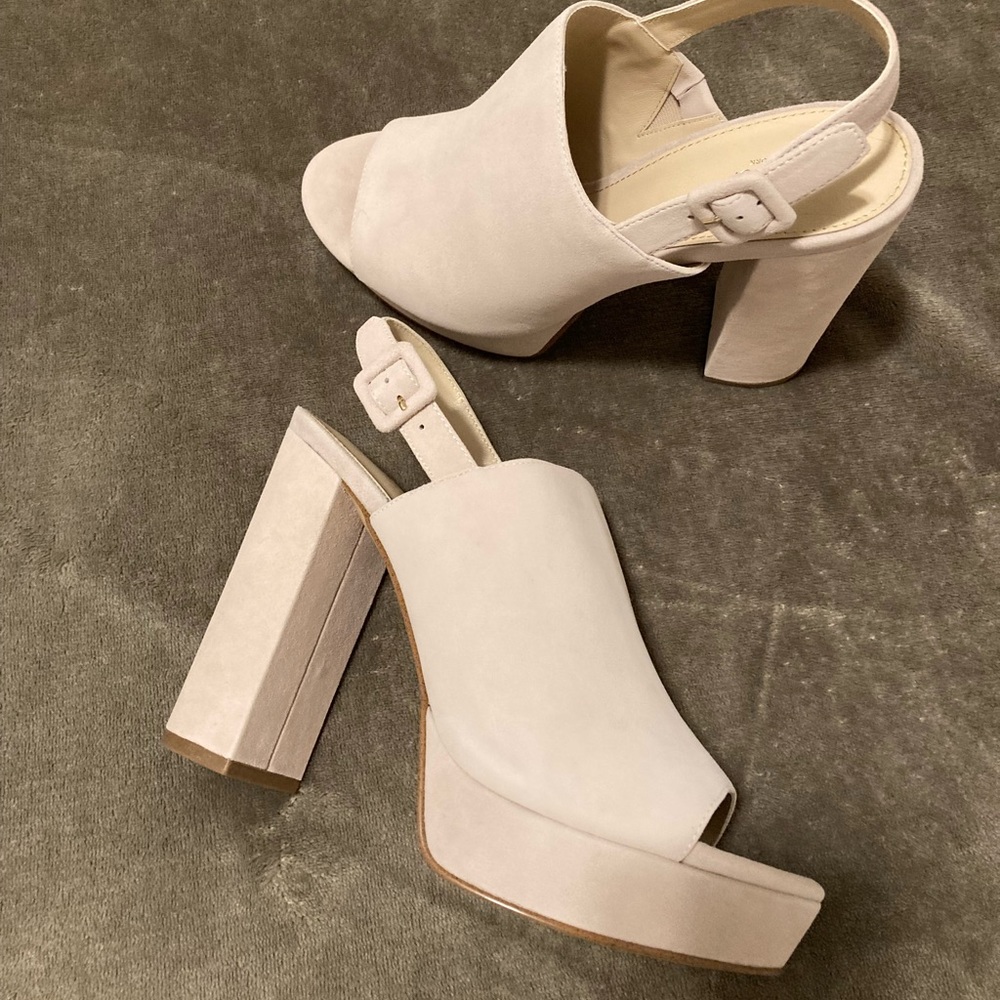 Botkier Jolene Platform Chunky Sling-back Heels. Size 9